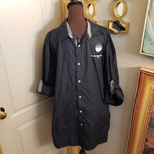 Nwt mens modern culture 4xl button down shirt